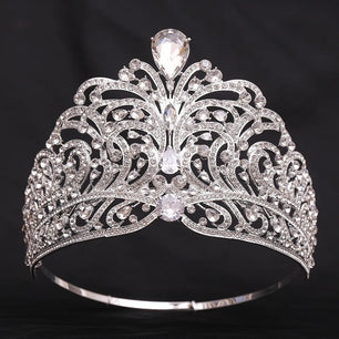 Women's Zinc Alloy Geometric Pattern Tiaras Bridal Classic Crown