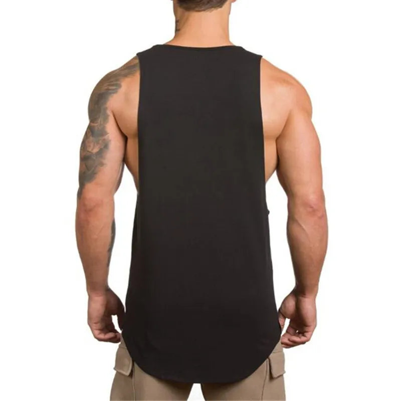 Men's O-Neck Sleeveless Quick Dry Compression Gym Wear Shirt