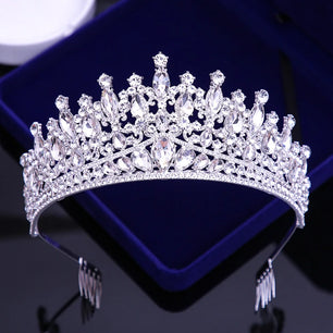 Women's Zinc Alloy Plant Pattern Tiaras Bridal Classic Crown