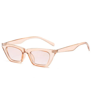 Women's Cat Eye Plastic Frame Acrylic Lens Luxury Sunglasses