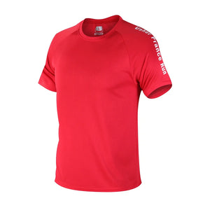 Men's Polyester Short Sleeve Pullover Closure Sportswear T-Shirt