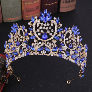 Women's Zinc Alloy Water Drop Pattern Tiaras Bridal Classic Crown