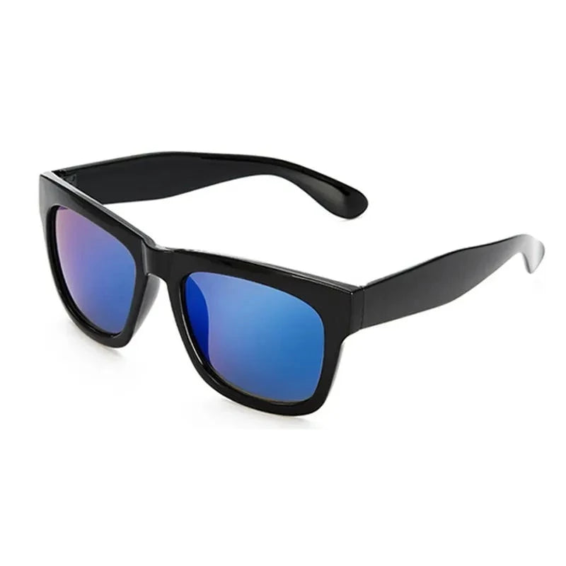 Men's Plastic Frame Polycarbonate Lens Square Shaped Sunglasses