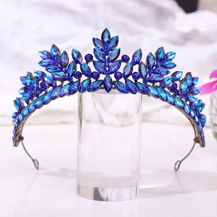 Women's Zinc Alloy Plant Pattern Tiaras Bridal Classic Crown