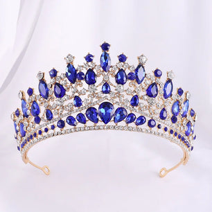 Women's Zinc Alloy Water Drop Pattern Tiaras Bridal Classic Crown