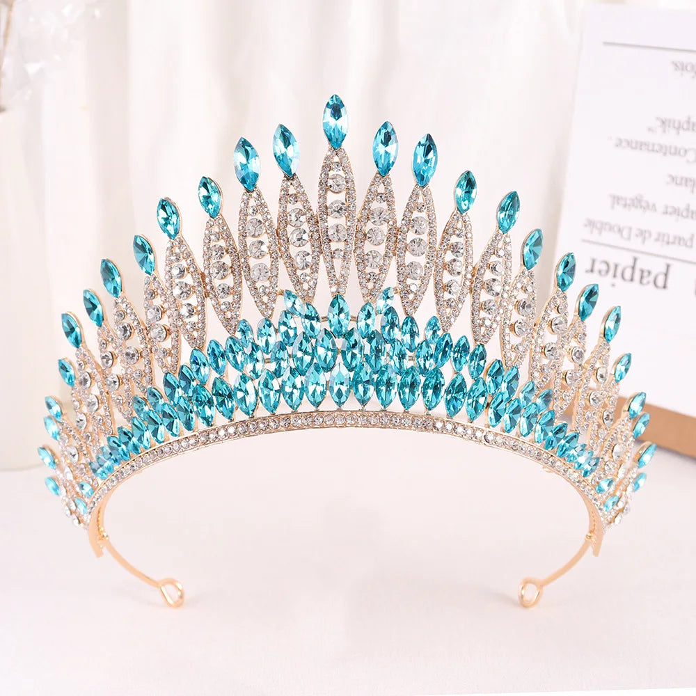 Women's Zinc Alloy Plant Pattern Tiaras Bridal Classic Crown