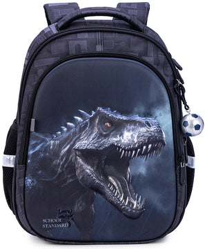 Kid's Nylon Zipper Closure Animal Pattern Trendy School Backpack