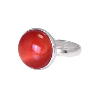 Men's 100% 925 Sterling Silver Agate Bezel Setting Classic Ring