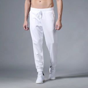 Men's Polyester Drawstring Closure Sweatpants Gymwear Trousers