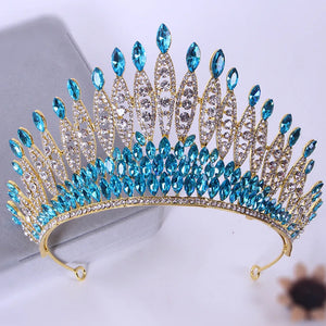 Women's Zinc Alloy Plant Pattern Tiaras Bridal Classic Crown