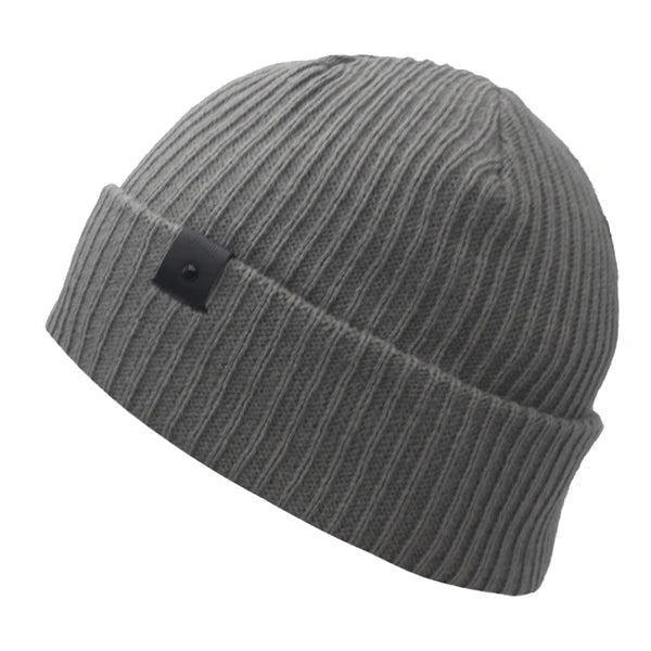 Men's Acrylic Skullies Beanies Knitted Pattern Casual Warm Cap