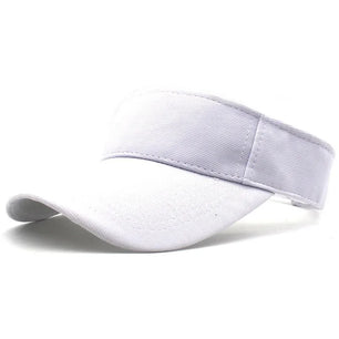 Women's Cotton Adjustable Strap Solid Pattern Sun Protection Hat