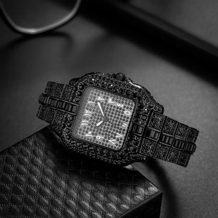 Men's Alloy Push Button Hidden Clasp Luminous Quartz Watches