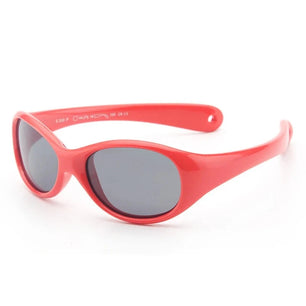 Kid's TR-90 Frame TAC Lens Cute Oval Shaped UV400 Sunglasses