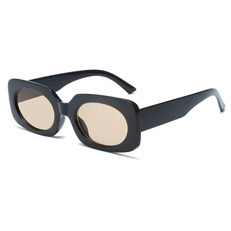 Women's Polycarbonate Frame Square Shape UV400 Sunglasses