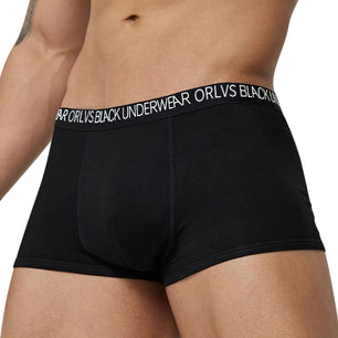 Men's Cotton Low Waist Solid Pattern Underwear Boxer Shorts