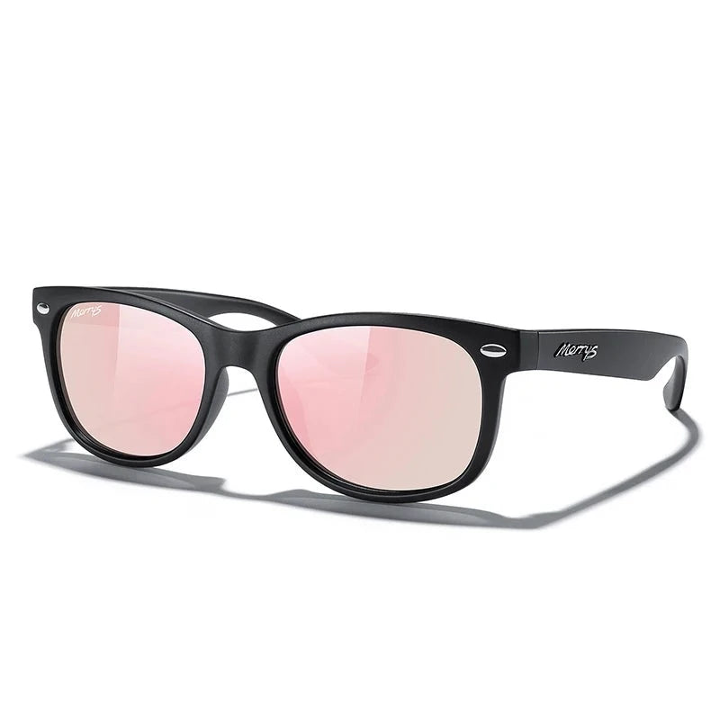 Kid's Acetate Frame Polaroid Lens UV400 Protection Sunglasses