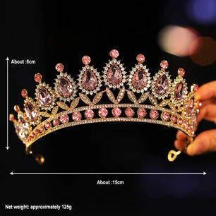 Women's Zinc Alloy Plant Pattern Tiaras Bridal Classic Crown