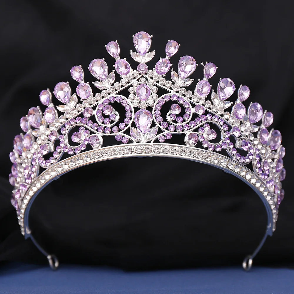 Women's Crystal Zinc Alloy Geometric Pattern Bridal Wedding Crown