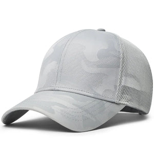 Men's Cotton Adjustable Strap Sun Protection Casual Baseball Cap