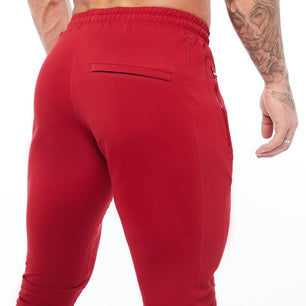 Men's Polyester Quick Dry Drawstring Closure Workout Trousers