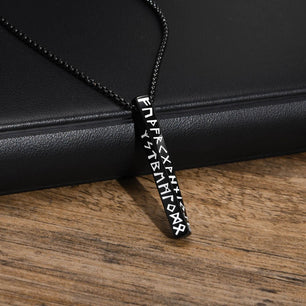 Men's Stainless Steel Link Chain Letter Pattern Elegant Necklace