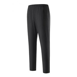 Men's Polyester Drawstring Closure Quick-Drying Gymwear Trousers