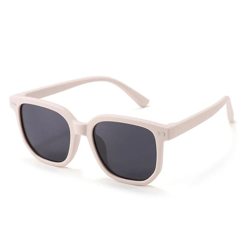 Kid's Plastic Titanium Frame TAC Lens Polarized Square Sunglasses