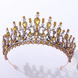 Women's Zinc Alloy Plant Pattern Tiaras Bridal Classic Crown