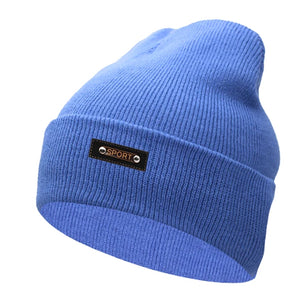 Men's Acrylic Skullies Beanies Letter Pattern Casual Warm Cap