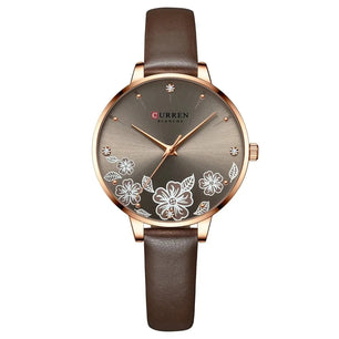 Women's Stainless Steel Round Shaped Waterproof Luxury Watch