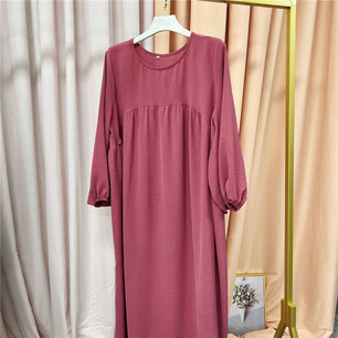 Women's Arabian Polyester Full Sleeve Solid Casual Wear Abaya