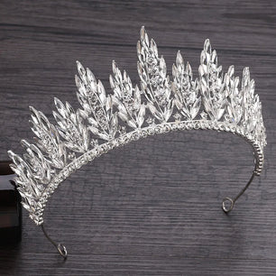 Women's Zinc Alloy Geometric Pattern Tiaras Bridal Classic Crown