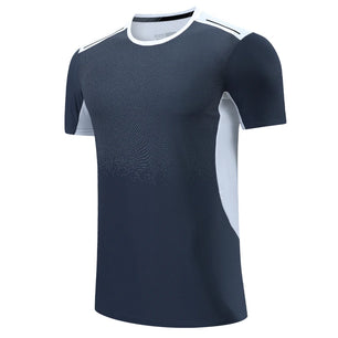 Men's Microfiber Short Sleeve Pullover Closure Sportswear T-Shirt