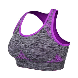 Women's Spandex O-Neck Sleeveless Breathable Yoga Gym Wear Tops