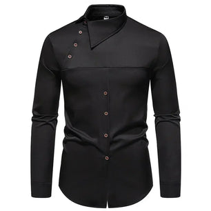 Men's Cotton Turndown Collar Full Sleeves Single Breasted Shirts