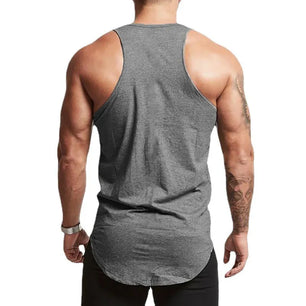 Men's O-Neck Sleeveless Quick Dry Compression Gym Wear Shirt