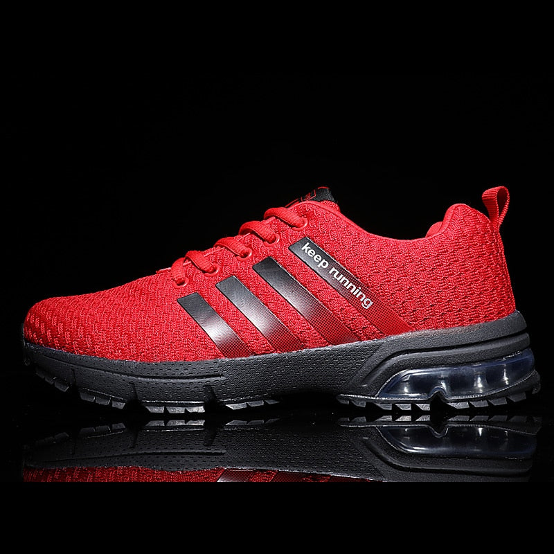 Men's Breathable Mesh Fitness Running Sports Lace Up Sneakers