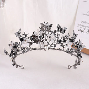 Women's Zinc Alloy Butterfly Pattern Tiaras Bridal Classic Crown