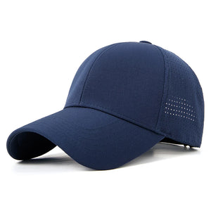 Men's Cotton Adjustable Breathable Solid Pattern Baseball Caps