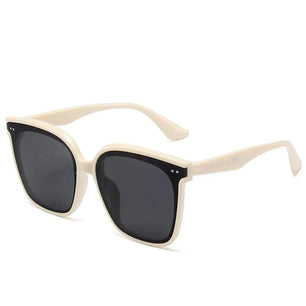 Women's Cat Eye Plastic Frame Acrylic Lens UV400 Sunglasses