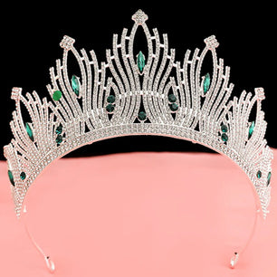 Women's Zinc Alloy Geometric Pattern Tiaras Bridal Wedding Crown