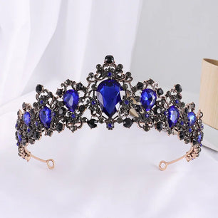 Women's Zinc Alloy Water Drop Pattern Tiaras Bridal Classic Crown