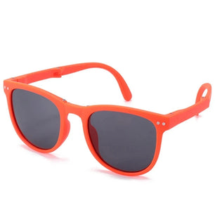 Kid's Polycarbonate Frame Lens Oval Shaped Party Sunglasses