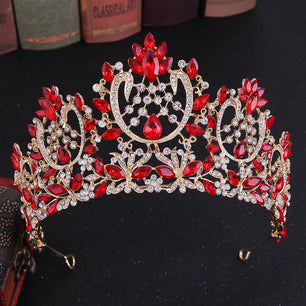 Women's Zinc Alloy Water Drop Pattern Tiaras Bridal Classic Crown