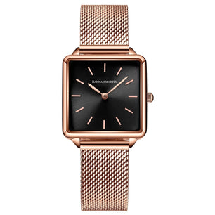 Women's Alloy Case Folding Clasp Luxurious Quartz Wrist Watch