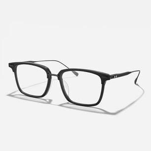 Men's Titanium Alloy Frame Full-Rim Square Shaped Trendy Glasses