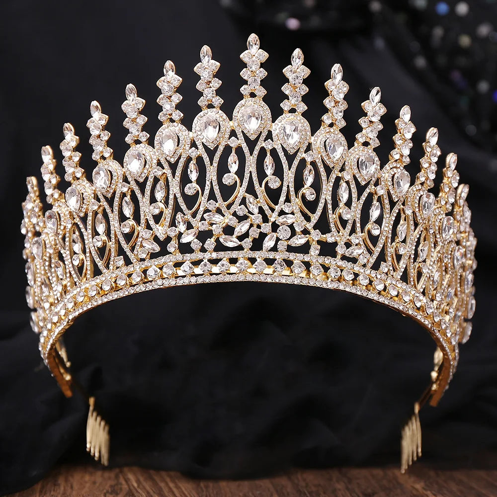 Women's Crystal Zinc Alloy Geometric Pattern Bridal Wedding Crown