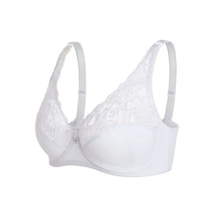 Women's Polyester Non-Convertible Straps Back Closure Push Up Bra