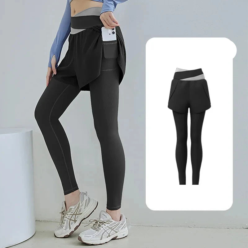 Women's Spandex High Waist Fitness Workout Sports Wear Leggings